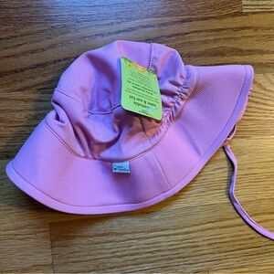 Green Sprouts pink sun hat size 2T-4T